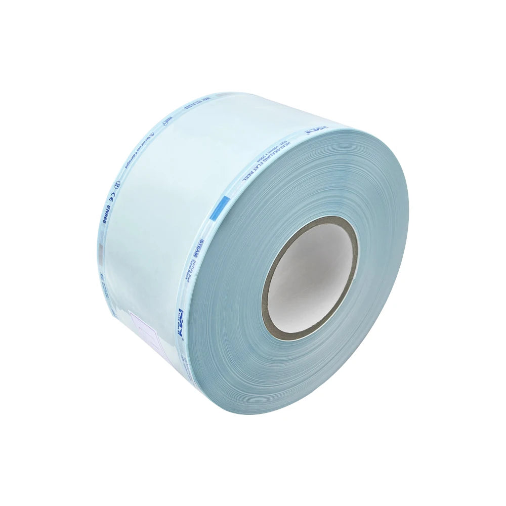 100mm x 200m Disposable Sterilization Pouches Self-Sealing Autoclave Sterilizer Bags Medical Grade Paper Dental Consumables New