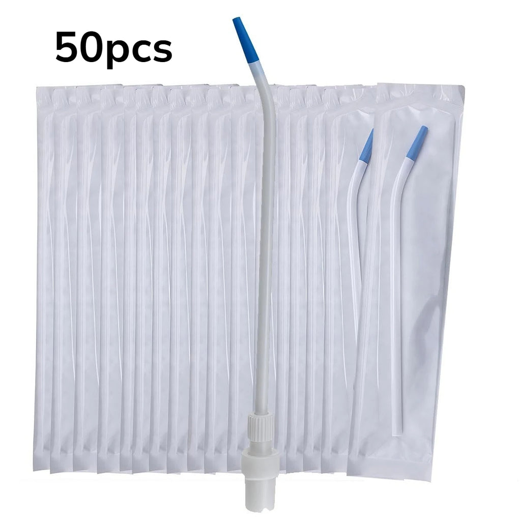 50/100pcs Disposable Dental Clinic Surgical Suction Tips Dental Surgical Aspirator Suction Tube Clinic Saliva Suction Tool