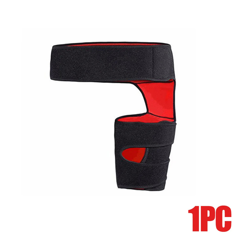 Hip Brace Thigh Compression Sleeve, Hamstring & Groin Compression Support Wrap for Hip Pain Relief Sciatica Muscle Strains