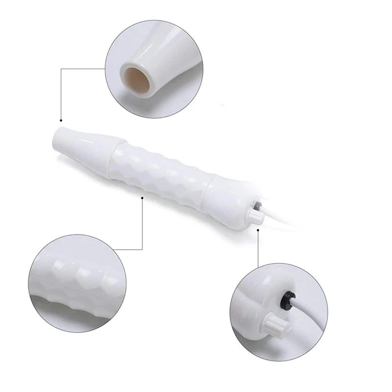 Portable Handheld High Frequency Skin Therapy Wand Electrode Glass Tube Skin Wrinkle Reducing Alta Frecuencia Wands