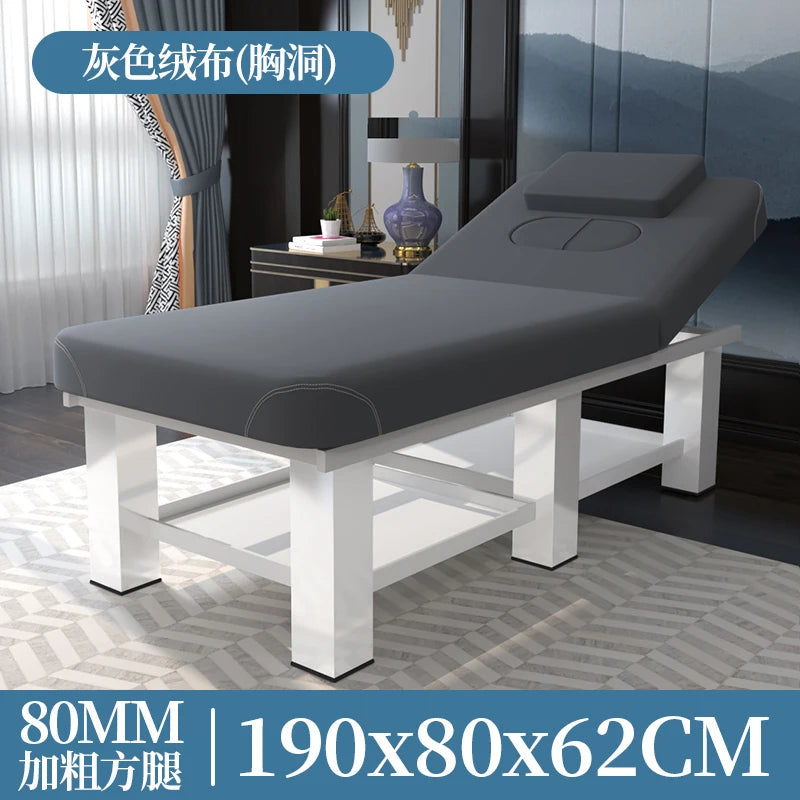 Simple Modern Massage Table Adjustable Multifunctional Beauty With Hole Massage Bed Adult Design Mesa Salon Equipment Furniture