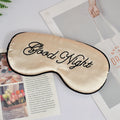 Embroidered Silk Sleep Mask Silk Eye Mask Soft Blackout Blindfold With Adjustable Strap Sleeping Eye Cover Mask For Travel