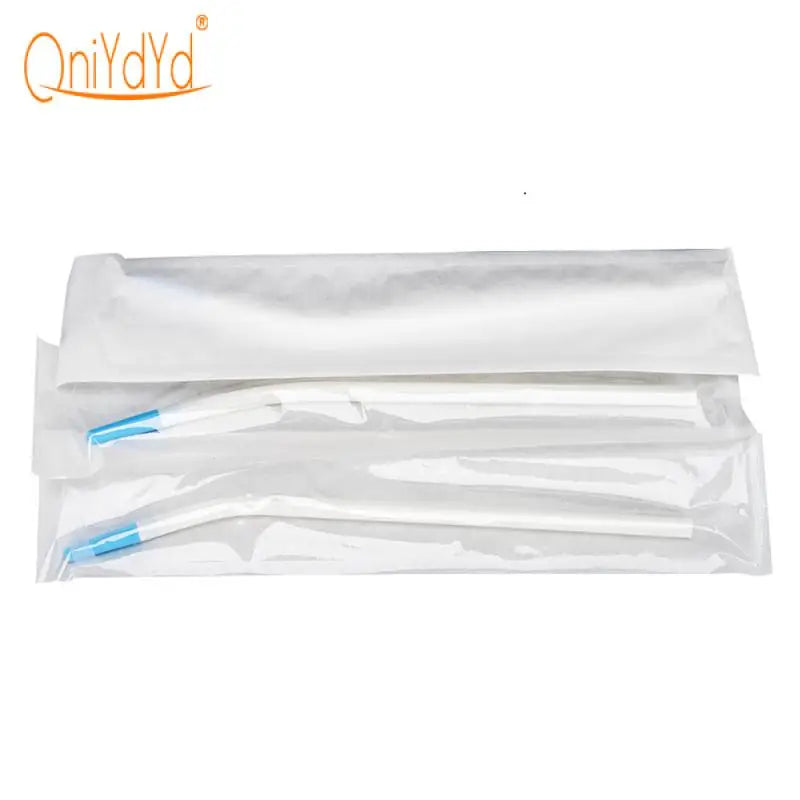 10Pcs Dental Clinic Disposable Surgical Suction Tips Saliva Ejector Laboratory Clinic Suction Tube Long Slim Type
