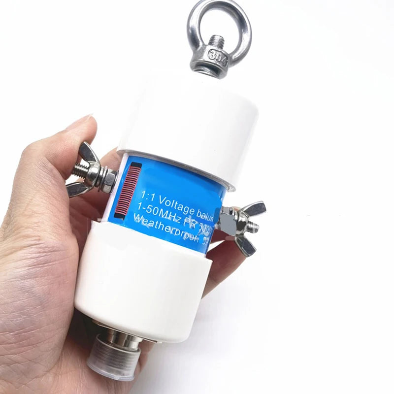 160m-6m Frequency 1.8-50MHz 500W High-Power HF Shortwave Balun Converter