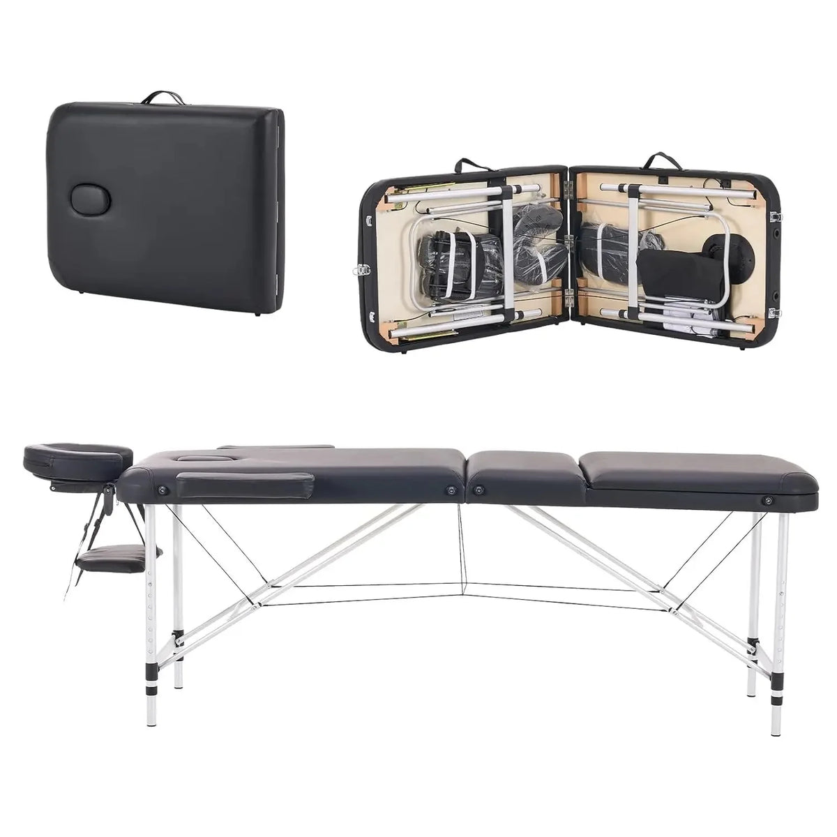 Body Spa Folding Massage Bed Massage Tables & Beds Therapy Massage Leather Beds