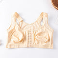 Women Post Surgical Surgery Front Open Full Support Recovery Bra Non-padded Wire Free Post Breast Augmentation Operative Bra