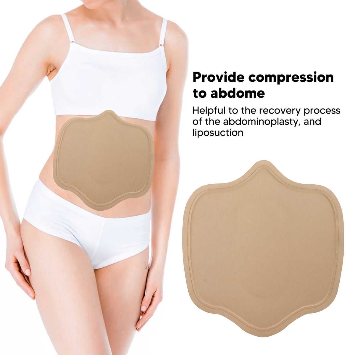 Foam Abdominal Compression Board Abdominal Flattening Board Shaping Soft Foam Post Surgery Belly Flattening Board