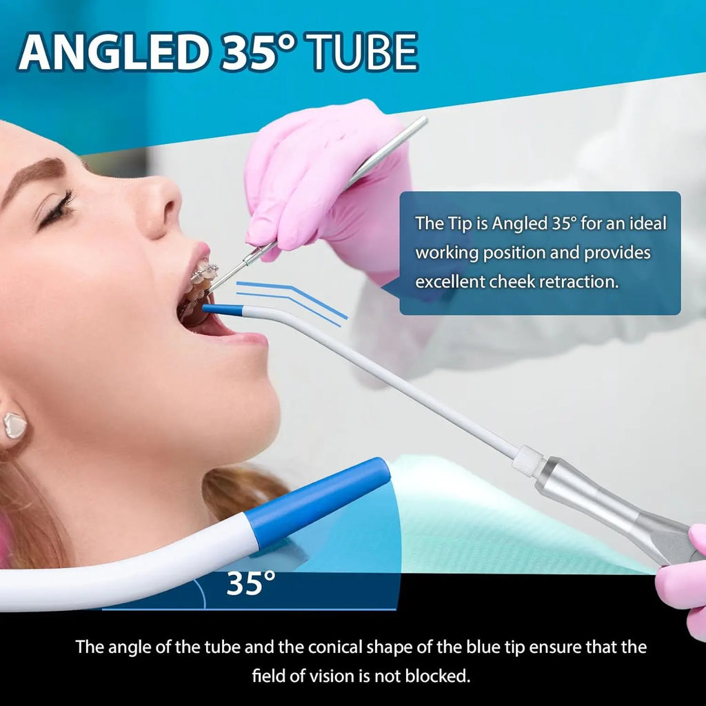 50/100pcs Disposable Dental Clinic Surgical Suction Tips Dental Surgical Aspirator Suction Tube Clinic Saliva Suction Tool