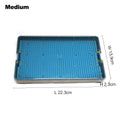 Sterilization Tray Case Box Silicone Sterilization Tray Ophthalmic Dental Surgical Instruments Disinfection Box Autoclave