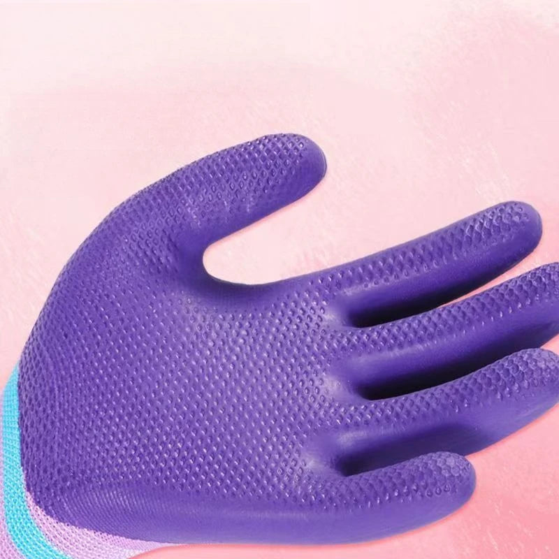 Comfortable To Wear Soft Textures Resilient Good Anti Slip Performance Nitrile Wear-resistant Series Gloves Safety Protection