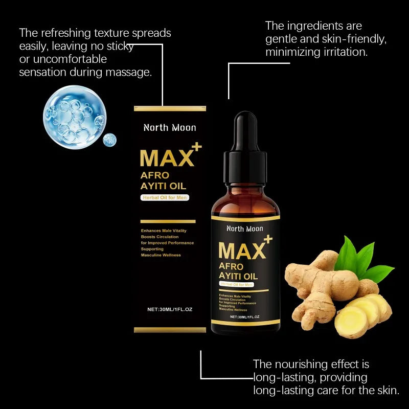 30ml Male Body Massage Oil Enhances Vitality Nourishes Moisturizing Daily Care Massage Oil Relieve Muscle Relaxation Health Care