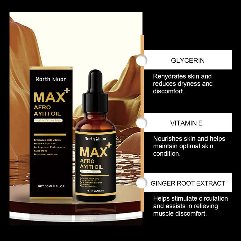 30ml Male Body Massage Oil Enhances Vitality Nourishes Moisturizing Daily Care Massage Oil Relieve Muscle Relaxation Health Care