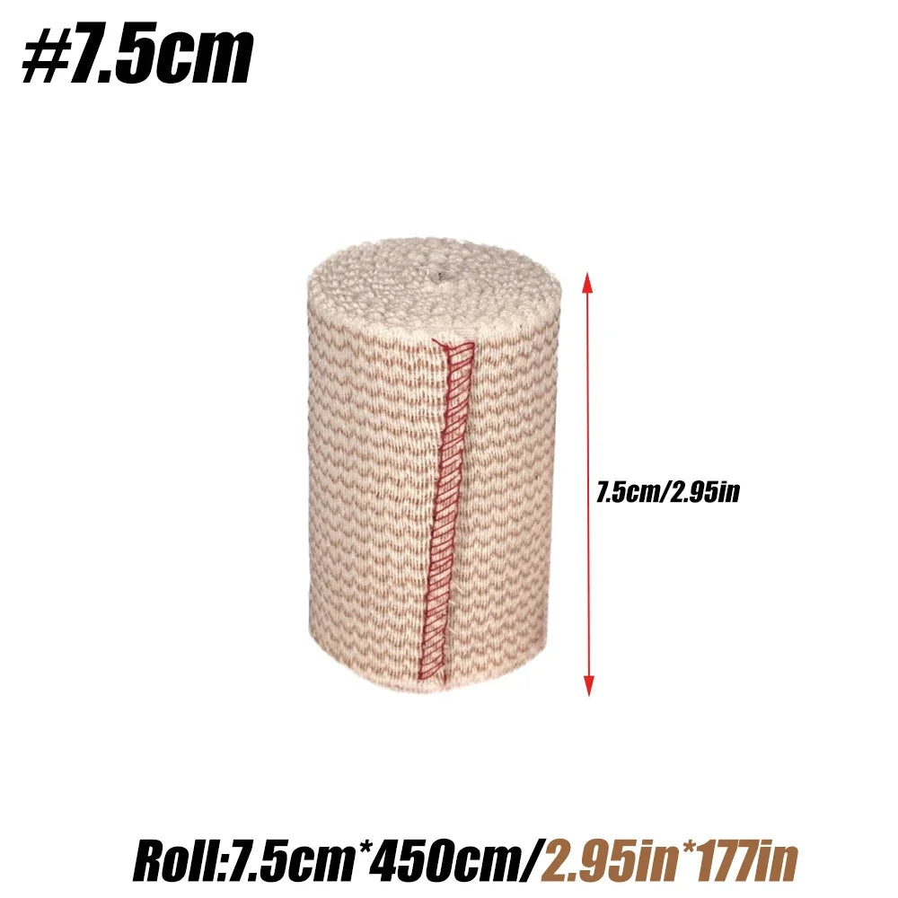 Premium Elastic Bandage Wrap Wide Compression Bandage with Hook & Loop Closures for Wrist,Knee,Ankle,Foot Sprains,Sport Injuries