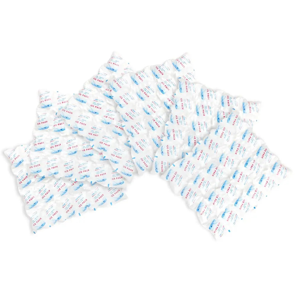 Gel Ice Packs 4X6 Ice Bag Reusable Cold Compress Packs for Injuries, Pain Relief, Safe Non Toxic and Food Storage lunch canned