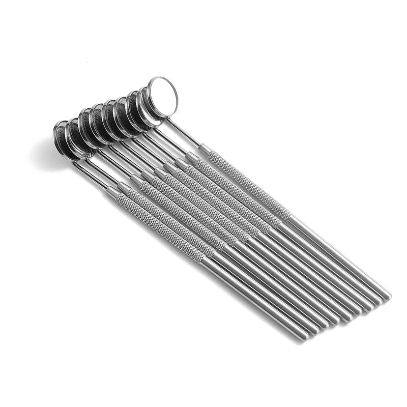 Dental Mirror Mouth Mirror with Handle Dentist Oral Care Mouth Mirrors  Tools Teeth Whitening Dentistry Instrument