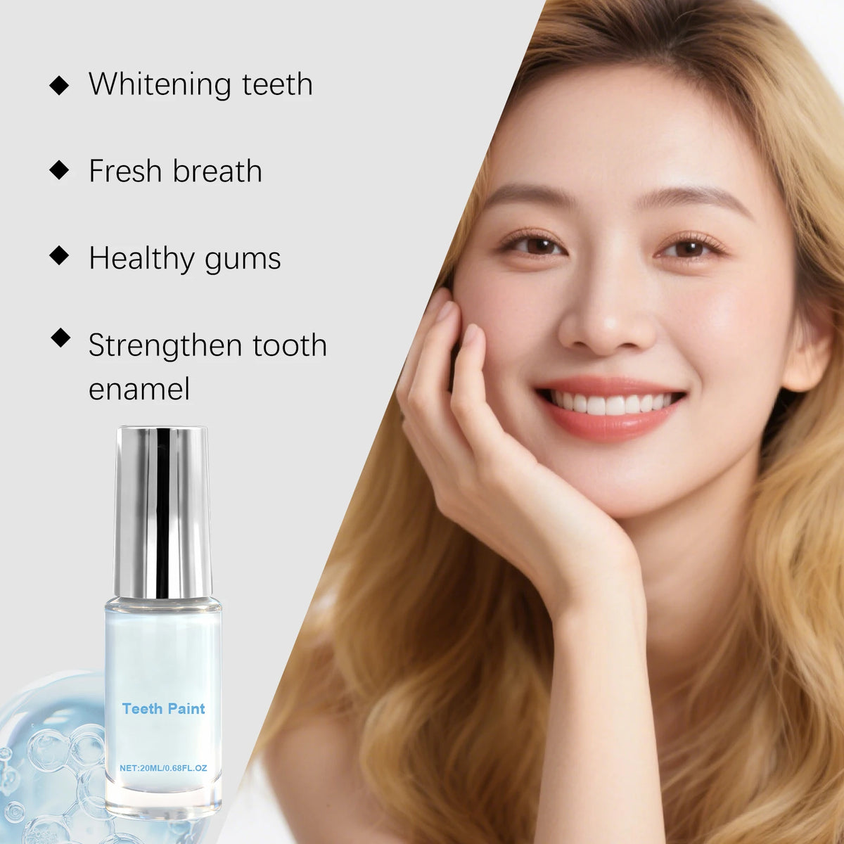 Teeth Whitening Paint Kit Remove Tooth Pigments Stains Plaque Brightening Dental Oral Hygiene Cleaning Care For Sensitive Teeth