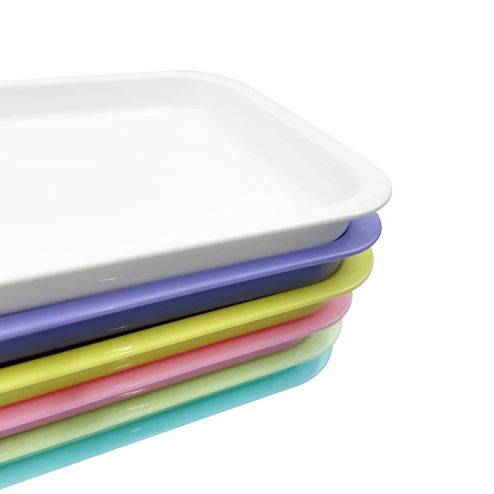 Dental Disinfection Tray Medical Surgical Dental trays for dental instruments Plastic Trays Cosmetic Storage Tray Dentistry Tool