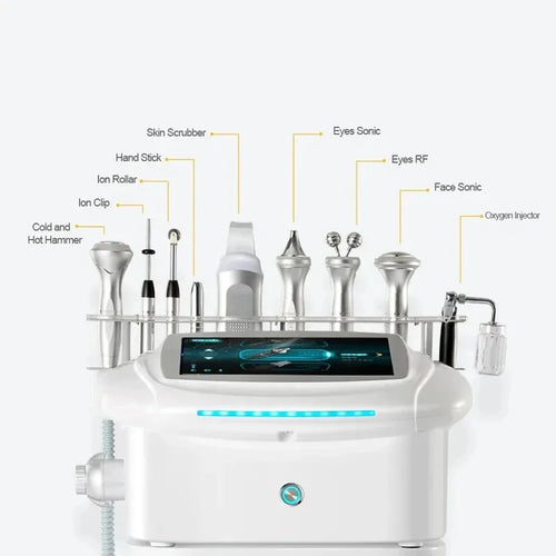 2025 9 In 1 Hydra Professional Machine Aqua Facial Device New Beauty Health Korea Solution Aquaskin Smart Multifunction Oxygen