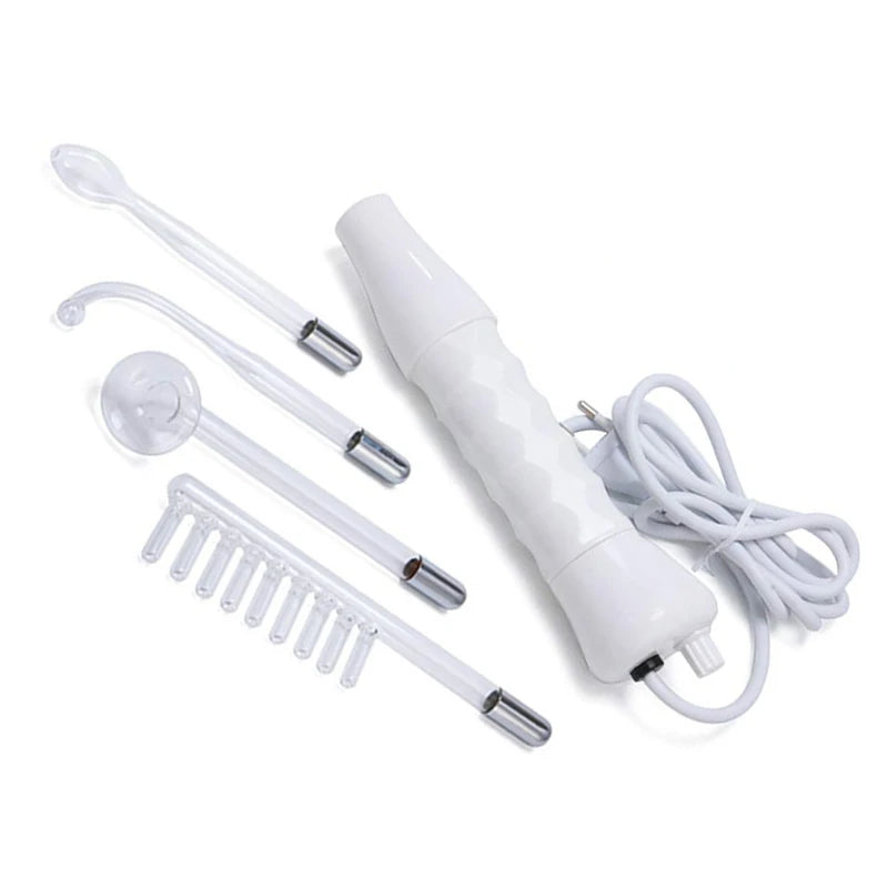 Portable Handheld High Frequency Skin Therapy Wand Electrode Glass Tube Skin Wrinkle Reducing Alta Frecuencia Wands