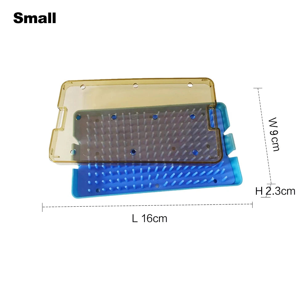 Sterilization Tray Case Box Silicone Sterilization Tray Ophthalmic Dental Surgical Instruments Disinfection Box Autoclave