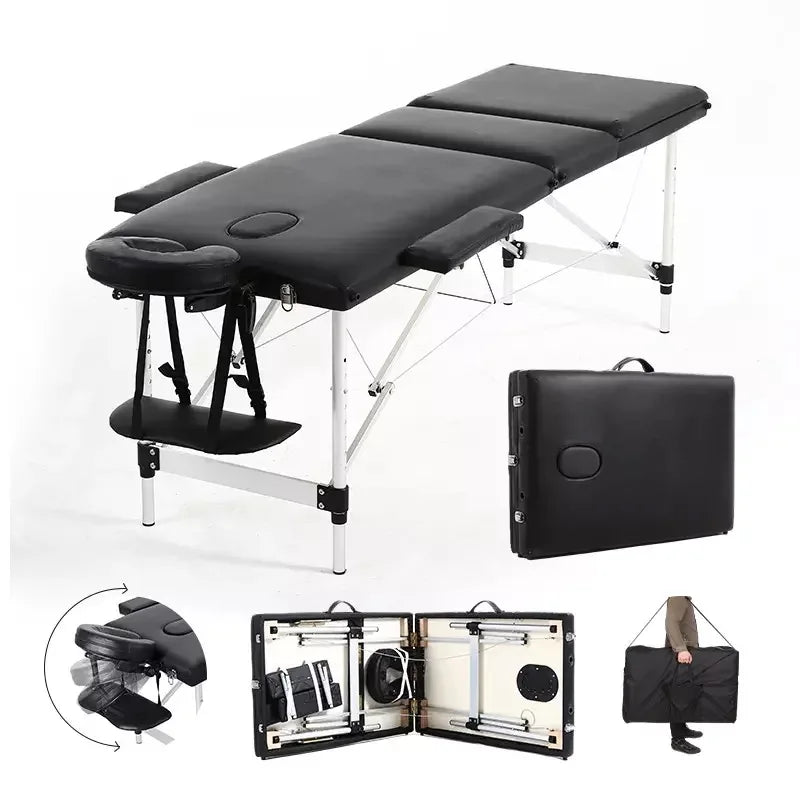 Body Spa Folding Massage Bed Massage Tables & Beds Therapy Massage Leather Beds