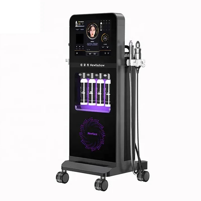 NewFace HydroFacial Hydrodermabrasion Machine Deep Cleansing Exfoliator Blackhead Removal Skin Firming Beauty Spa Device