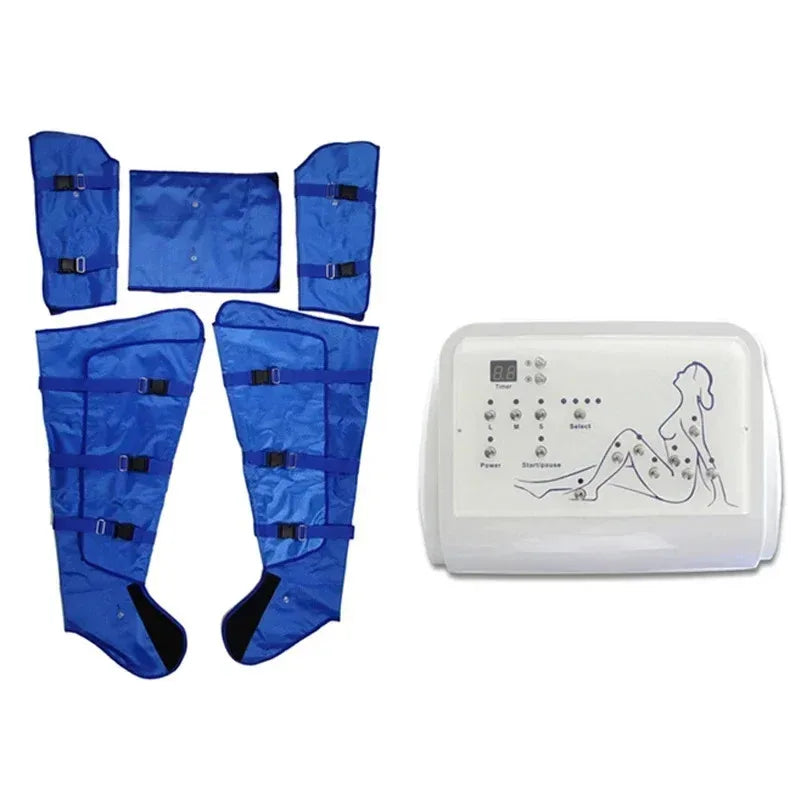Air Wave Pressure Lymphatic Drainage Vacuum Therapy Pressotherapy Machine Relax Muscles Leg Waist Body Massage Air Compression
