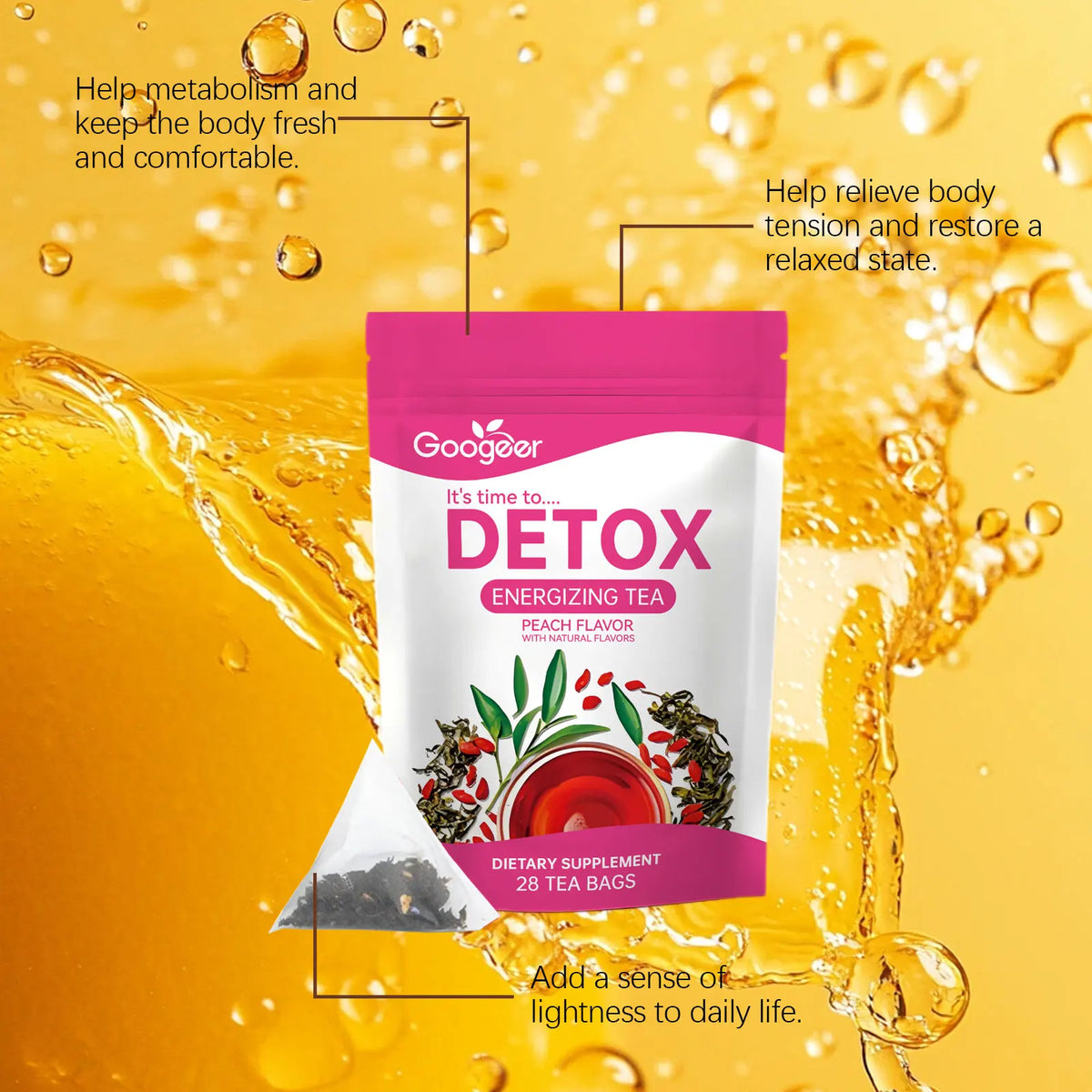 Wellness Green Tea - Natural Shape Supporting, Body Toning, Women’s Daily Brew, Office & Travel Essential