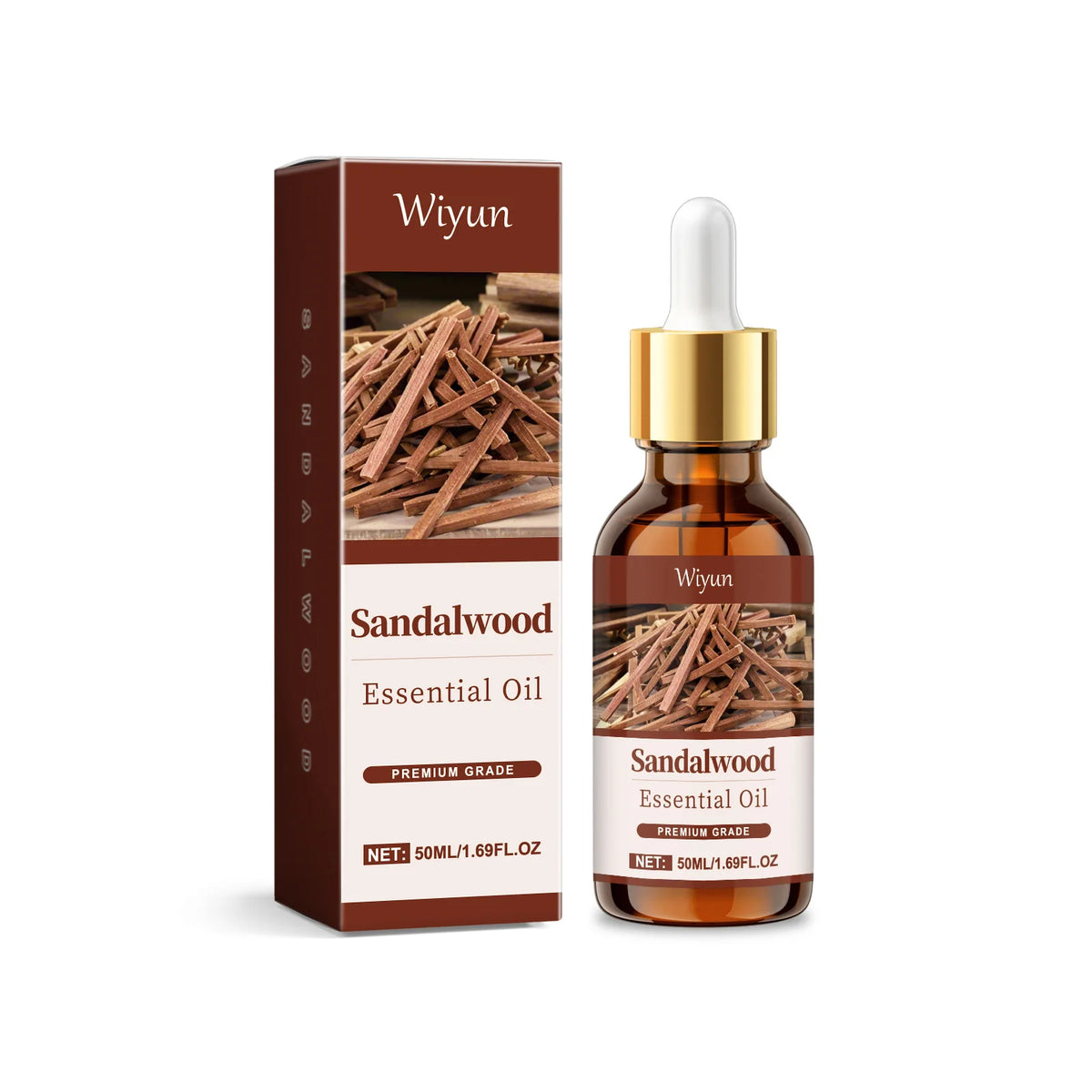 Sandalwood Massage Essential Oil Moisturizing Soothing Nourishing Repair Damaged Hair Smooth Woody Fragrance Body Essential Oil