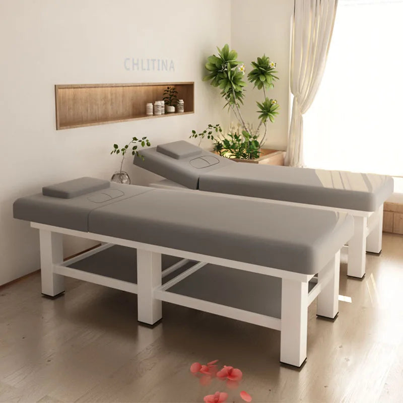 Simple Modern Massage Table Adjustable Multifunctional Beauty With Hole Massage Bed Adult Design Mesa Salon Equipment Furniture
