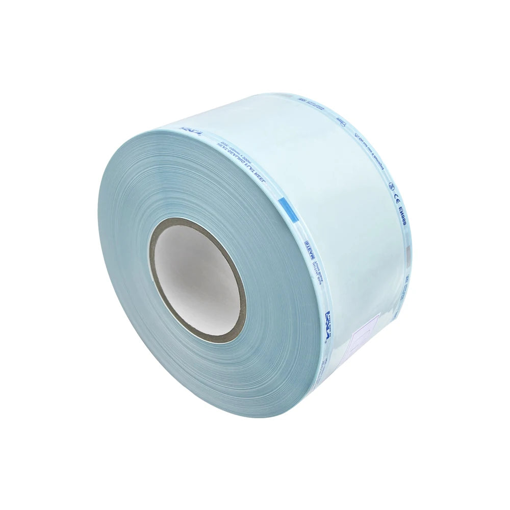 100mm x 200m Disposable Sterilization Pouches Self-Sealing Autoclave Sterilizer Bags Medical Grade Paper Dental Consumables New