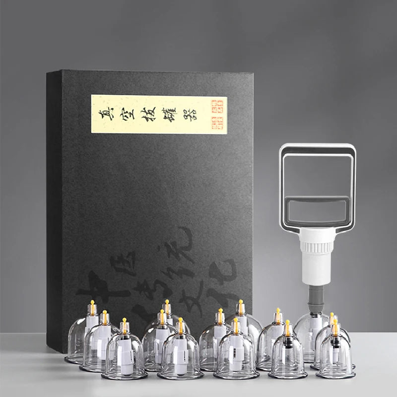 Vacuum Cupping Therapy Set Chinese Medicine Physiotherapy Glasses Apparatus Professional Suction Cups Massage Masajeador Jars