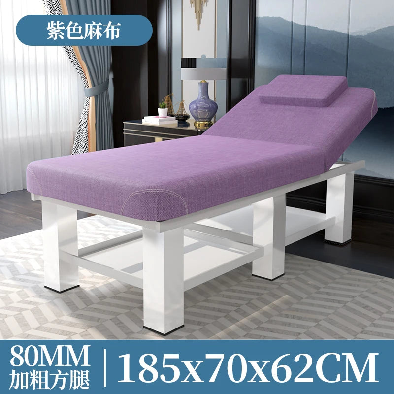 Simple Modern Massage Table Adjustable Multifunctional Beauty With Hole Massage Bed Adult Design Mesa Salon Equipment Furniture