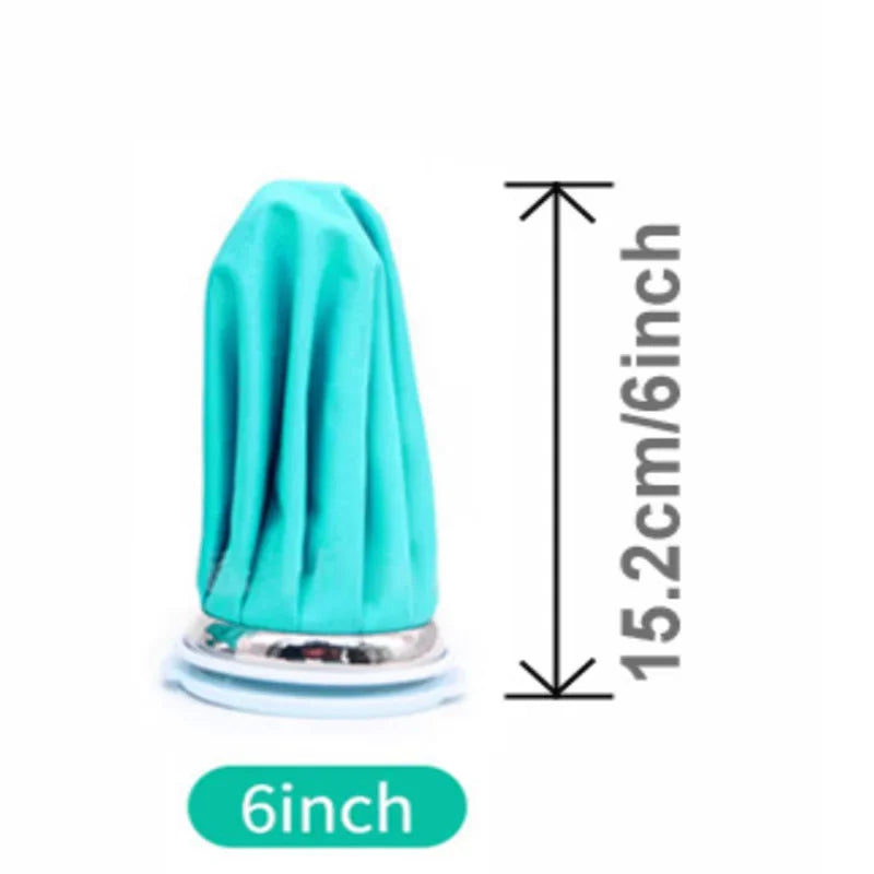 Ice Bag[6", 9" &11" ] Hot and Cold Reusable Ice Bag, Elastic Breathable Support Wrap，(for Hot Therapy is 50-60℃)