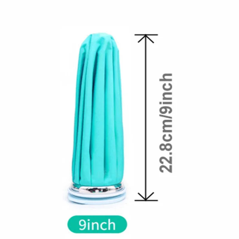 Ice Bag[6", 9" &11" ] Hot and Cold Reusable Ice Bag, Elastic Breathable Support Wrap，(for Hot Therapy is 50-60℃)