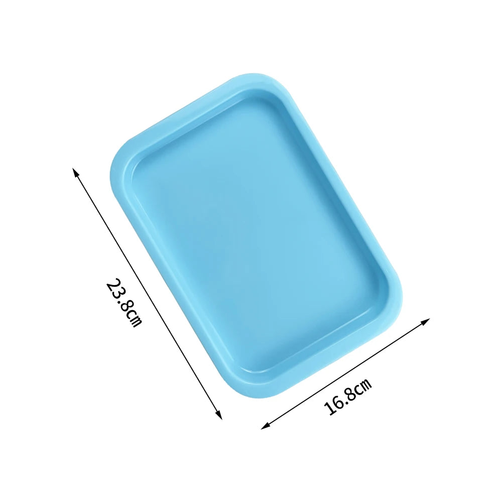 Dental Disinfection Tray Medical Surgical Dental trays for dental instruments Plastic Trays Cosmetic Storage Tray Dentistry Tool