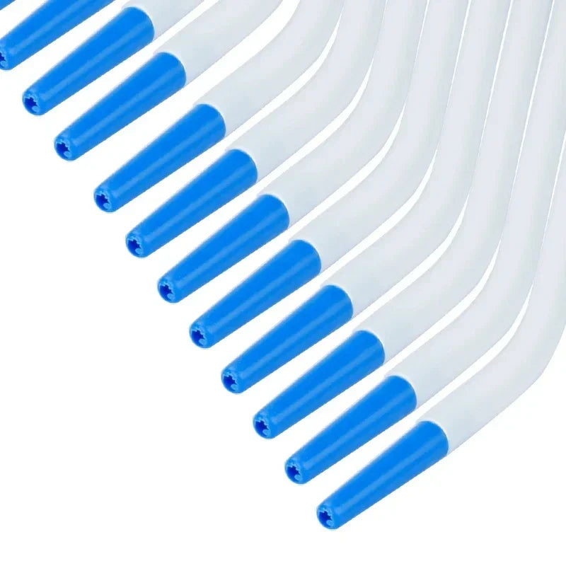 50/100pcs Disposable Dental Clinic Surgical Suction Tips Dental Surgical Aspirator Suction Tube Clinic Saliva Suction Tools