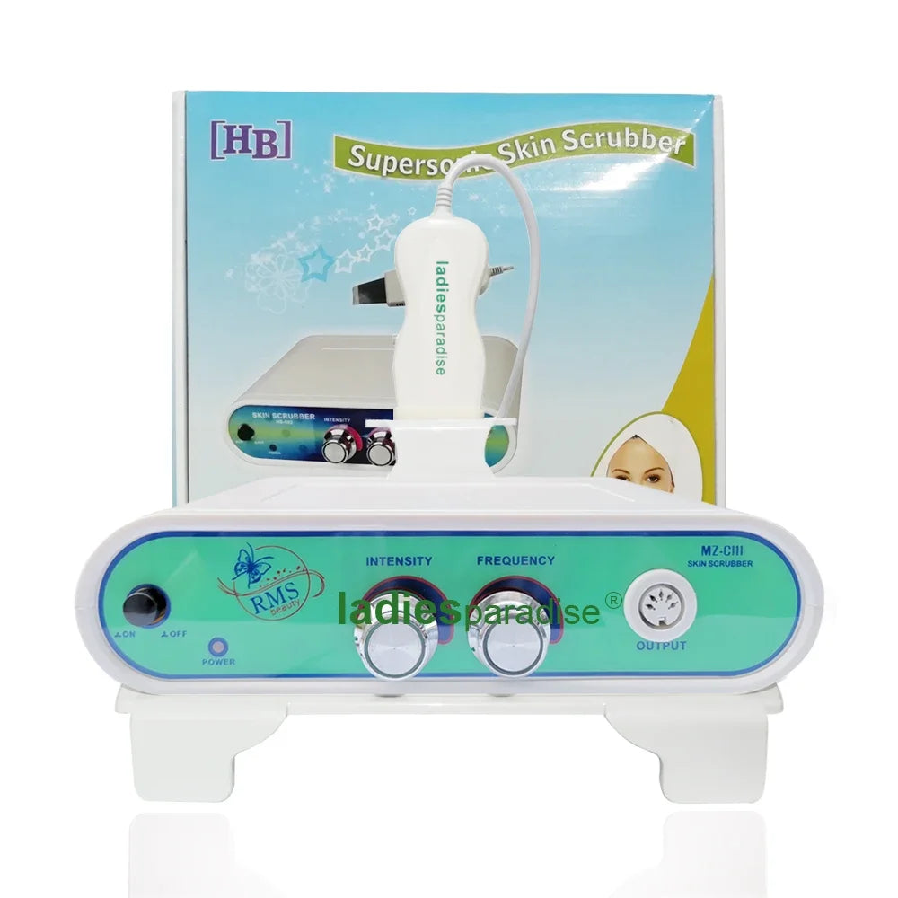 Ultrasonic Skin Scrubber Vibration Face Spatula Blackhead Remover Facial Scrubber Shovel Clean Cavitation Peeling Facial Lifting