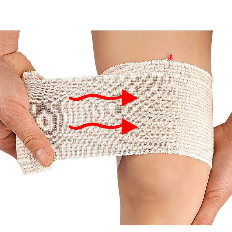 2Pack Elastic Bandage Wrap,Compression Wrap Bandage for Legs,Ankle,Knee,Tummy,Body,Lymphedema Wraps for Legs,Latex-Free