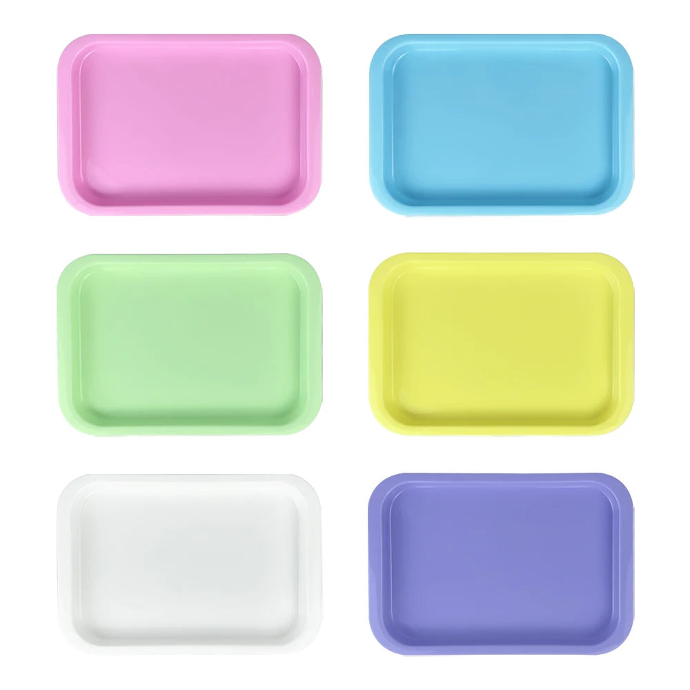 Dental Disinfection Tray Medical Surgical Dental trays for dental instruments Plastic Trays Cosmetic Storage Tray Dentistry Tool