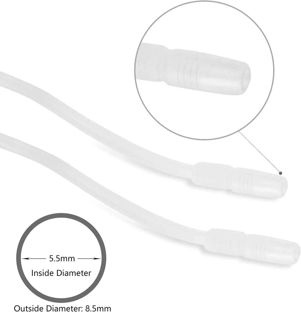 Vacuum Therapy Machine Accessories, Y-Type Hose Tubing, Clear Silicone Vacuum Tube Vacuum Tube Buttocks Lift Therapy Tool