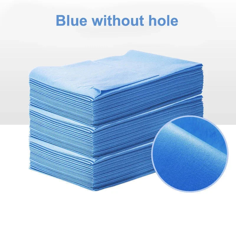 100pcs/pack Disposable Bed Sheet SMS Fabric Thin Type Massage Table Bed Cover for Beauty Salon Portable Travel Hotel Sheet