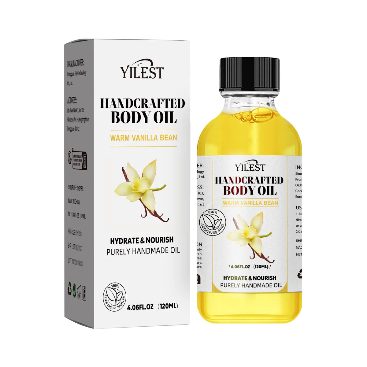 120ml Body Massage Oil Moisturizing Relieve Relaxing Body Stress Strengthen Nourishing Muscle Improve SPA Plant Essential Oils