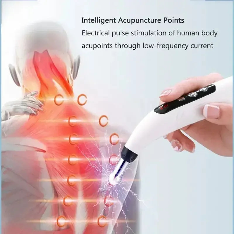 Portable Handheld High Frequency Skin Therapy Wand Machine for Acne Massage Skin Rejuvenation Tightening Wrinkle Reducing Tool