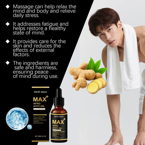 30ml Male Body Massage Oil Enhances Vitality Nourishes Moisturizing Daily Care Massage Oil Relieve Muscle Relaxation Health Care