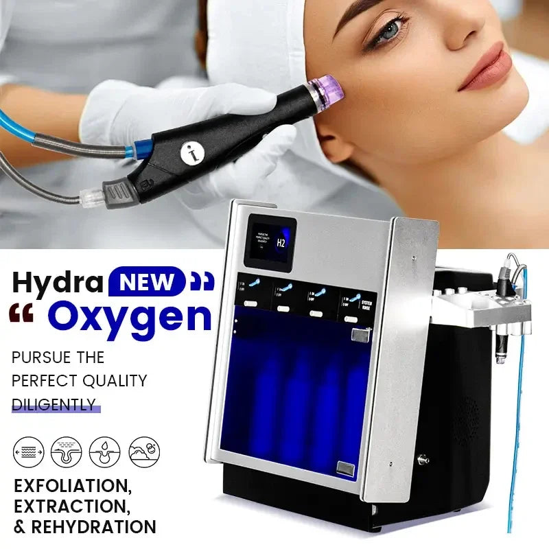 Hydrodermabrasion Water Peeling Deep Cleansing Exfoliation Beauty Facial Device Hydra Oxygen Skin Moisturizing Beauty Machine