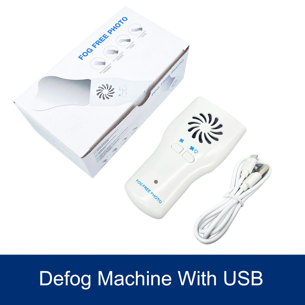 Dental Automatic Anti-fog Mirror for Oral Photography Reflector Defog Mirror Orthodontic Buccal Occlusal Lingual Dental Supplies
