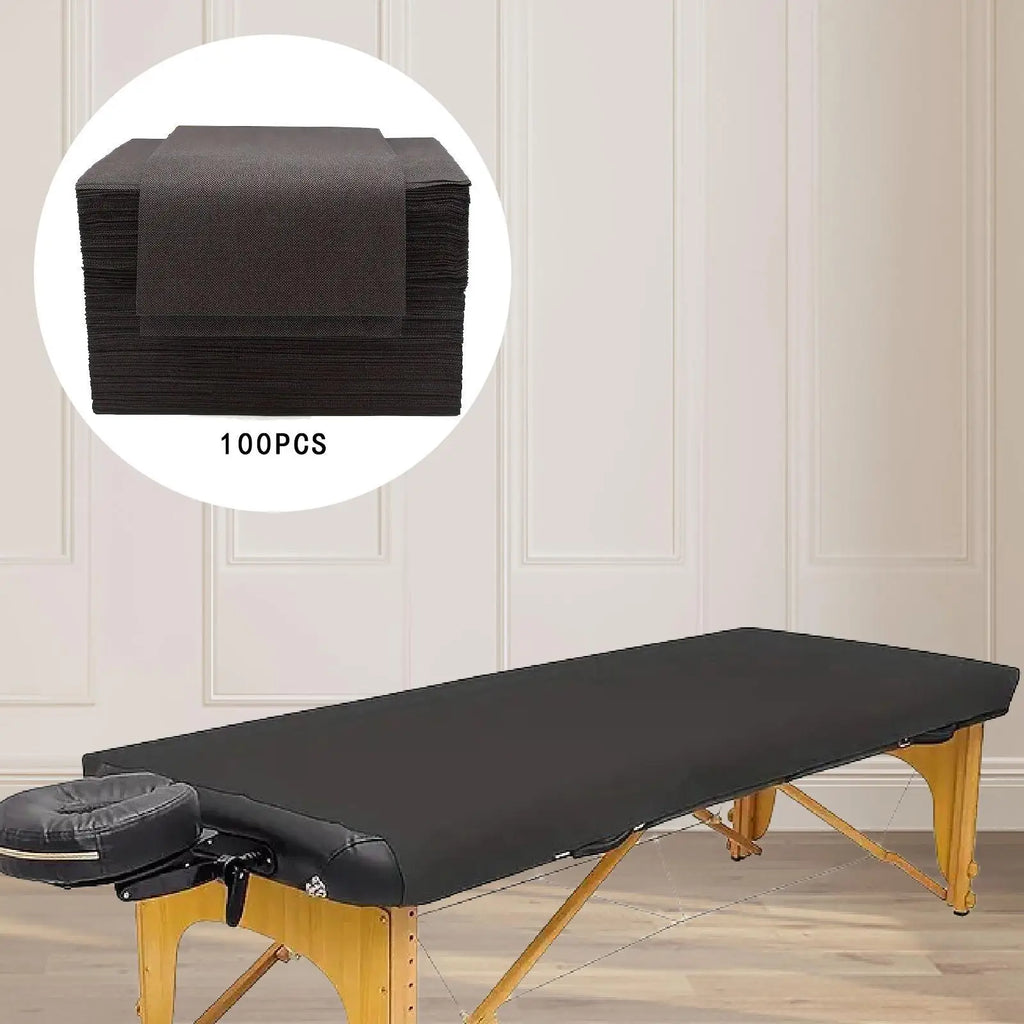 100Pcs Disposable Salon Bed Sheets Spa Bed Covers for Beauty Hotel Home