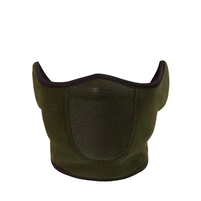 Outdoor face mask cycling antifreeze head cover winter skiing face protection warm ear mask fleece windproof face mask