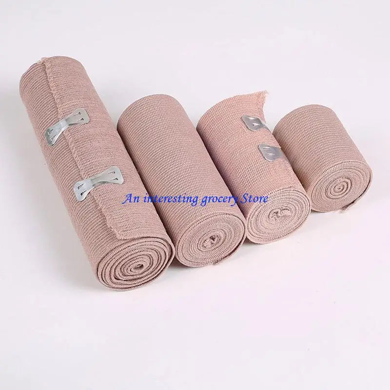 652D Elastic Compression Bandage Wrap with Hooks for Arm, Leg Sprains, Ankle, Wrist